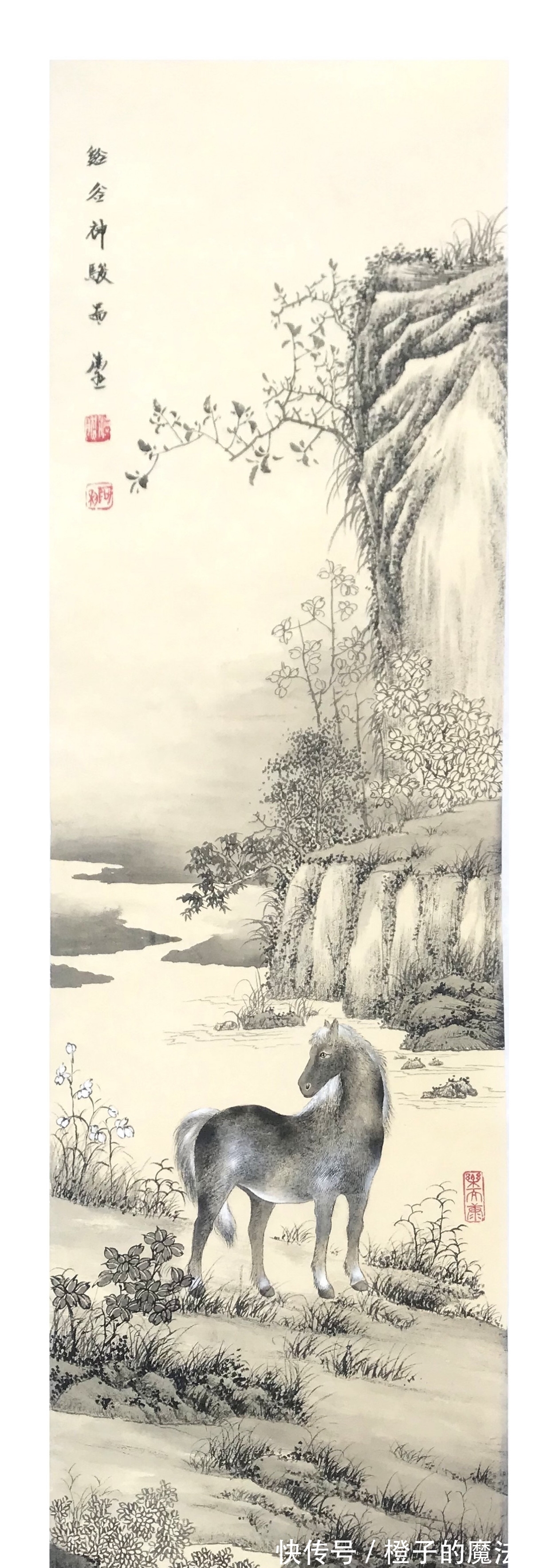 花鸟画!一幅意境深幽的画作唯美至极画家曲胜利花鸟作品欣赏