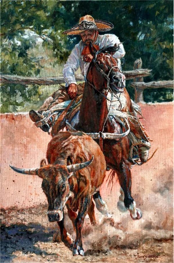 莎朗·斯坦德里奇#美国西牧风情油画 | 莎朗·斯坦德里奇作品欣赏