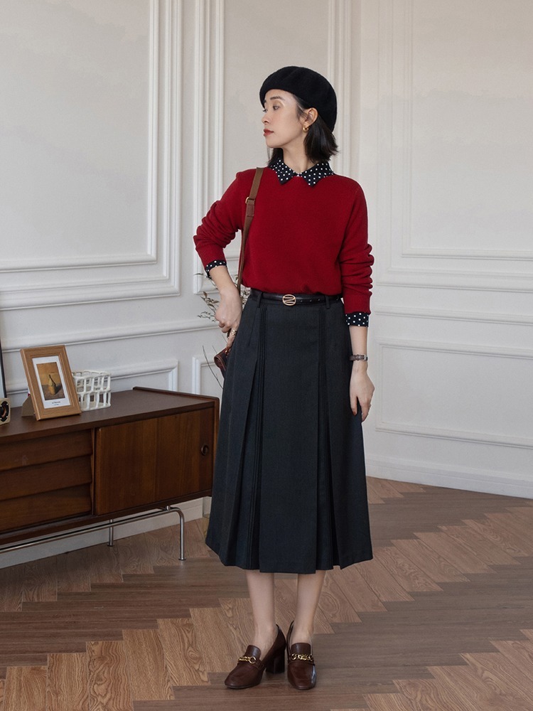 时髦|见过世面的女人穿搭分享,入冬选这4种裙子,遮肉显瘦还百搭