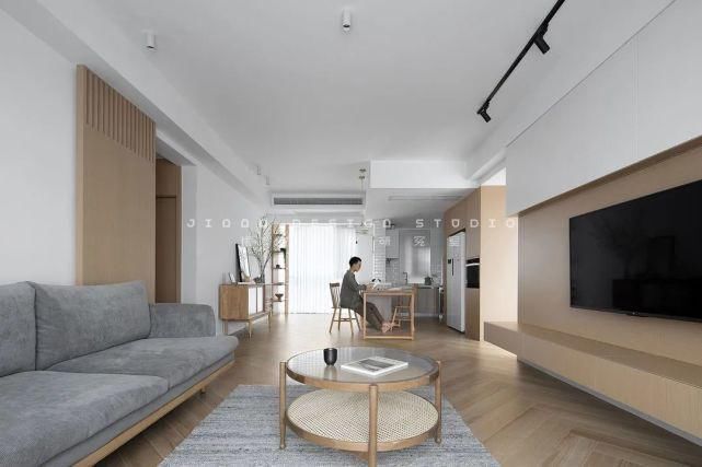 衣帽间|巧用玄关,引入西厨岛台,打造LDK式客餐厨的日式氛围家