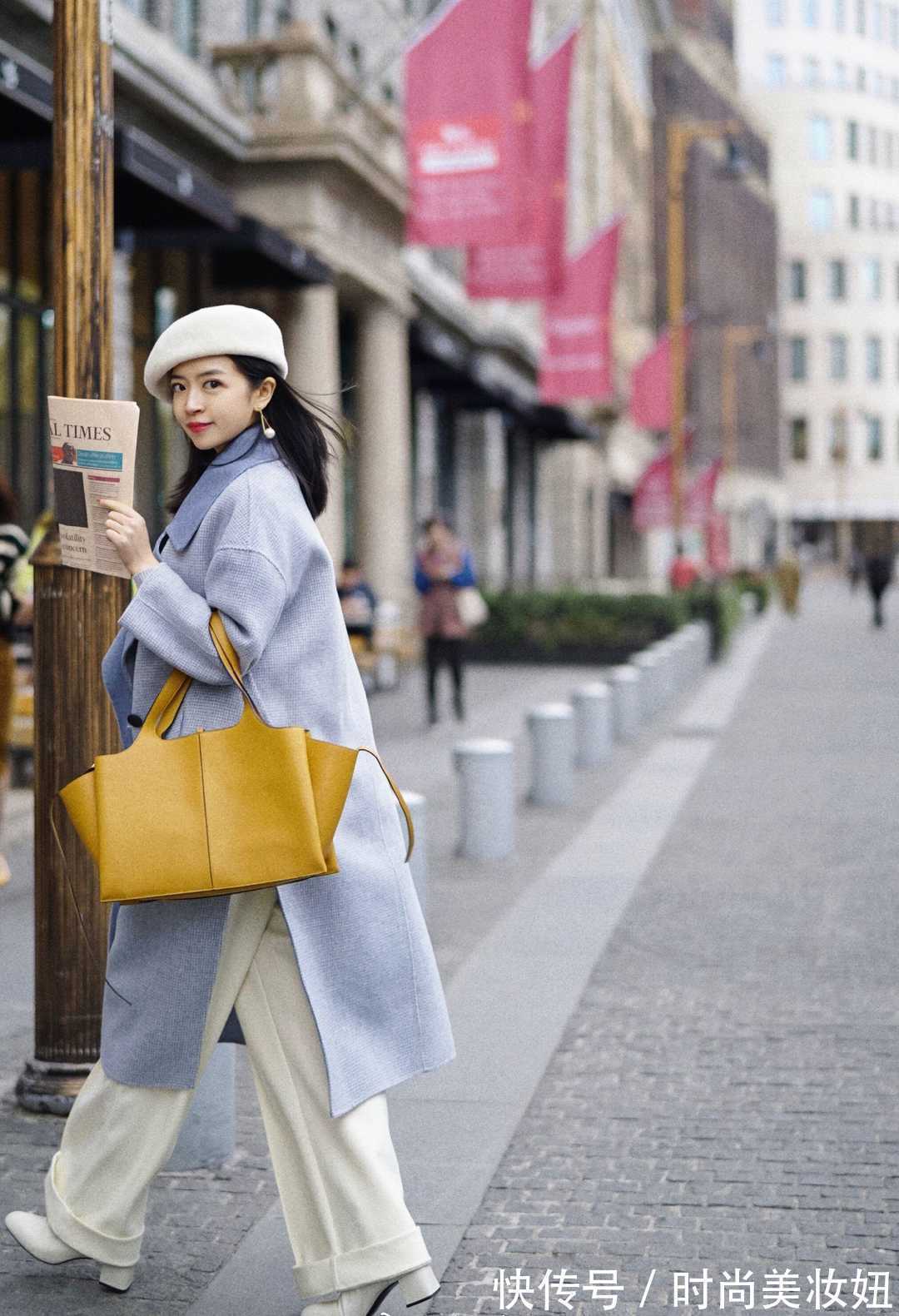 搭配 “蓝+白”是我见过最显气质的搭配,看三木治愈系穿搭,优雅气质