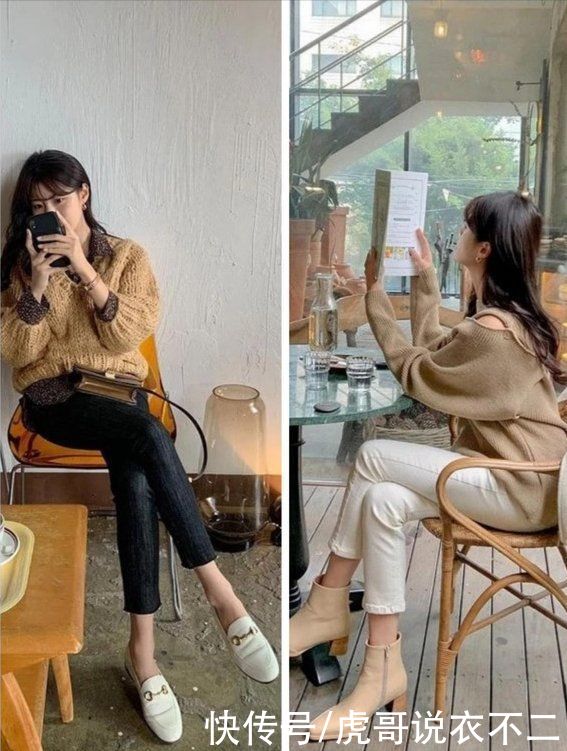 看似低调普通的小脚裤，搭对了原来这么时髦洋气，一裤多穿好实用