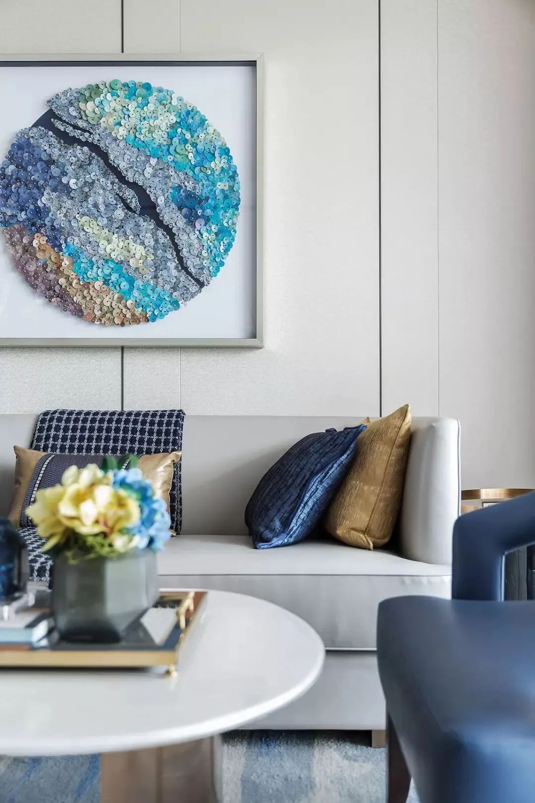 三居室新中式美居，轻奢儒雅的华丽气质|黄石装修 | 三居室