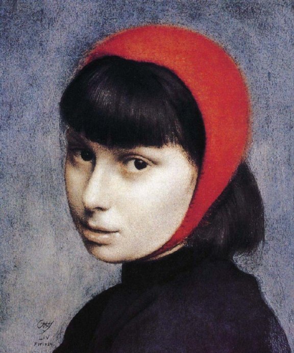人像&意大利画家 皮埃特罗·阿尼戈尼 Pietro Annigoni 经典油画人像