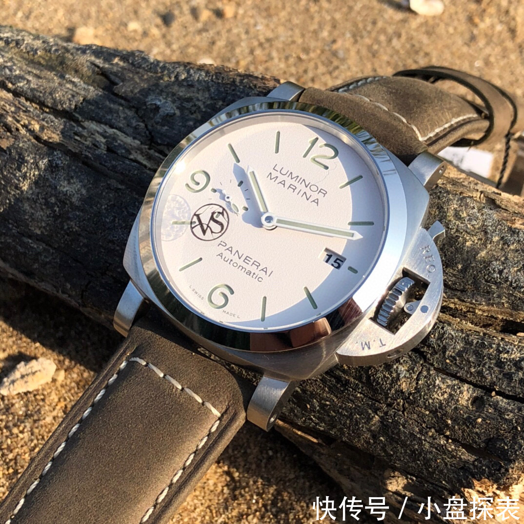 盘面|VS沛纳海pam1314白色三明治表盘腕表