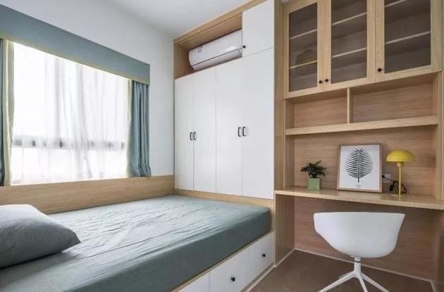 次卧|95平米小三房，简约北欧风格，入住久了，越住越舒服