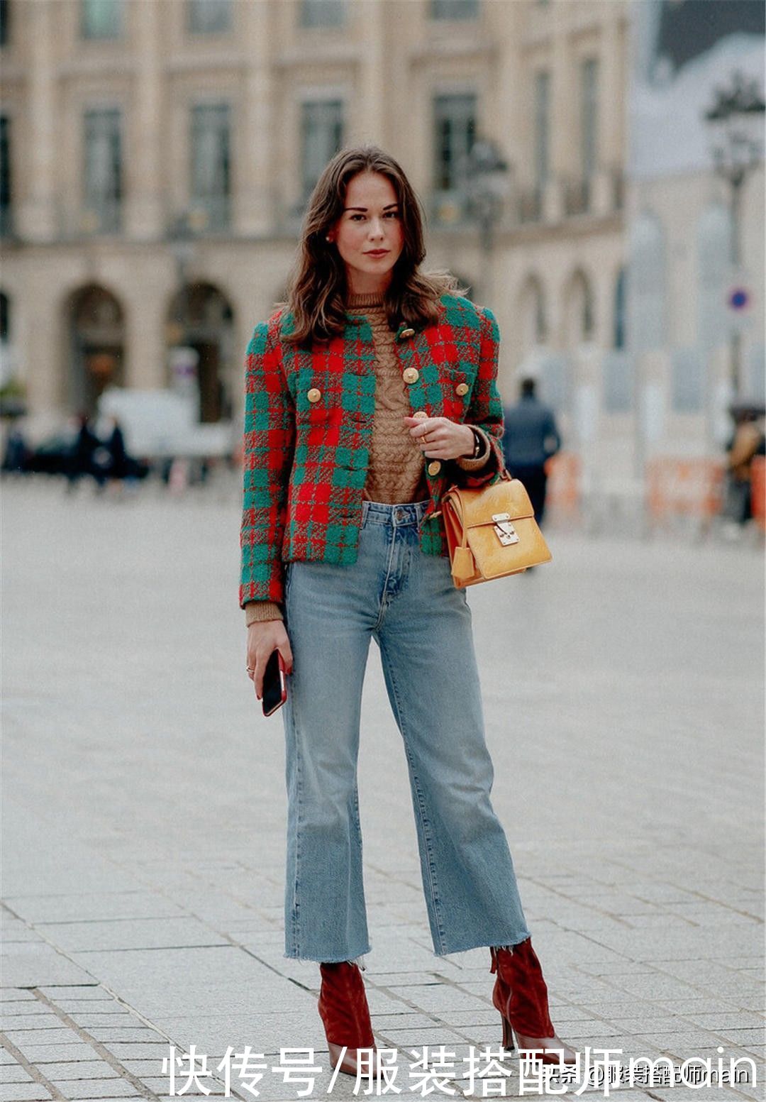 腿粗女孩怎么能少了喇叭裤，不靠PS也能“修”腿