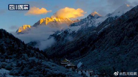 四姑娘山|像童话！四姑娘山空灵雪景似琉璃