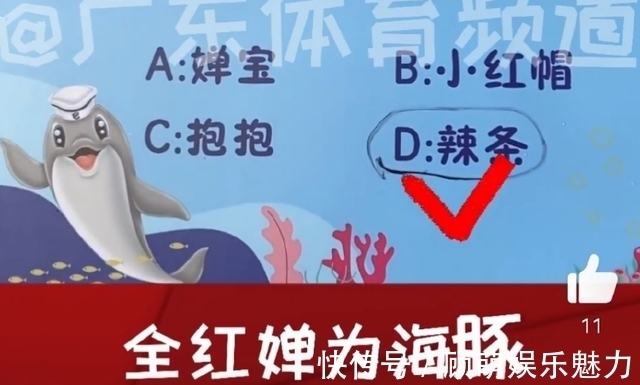 海豚|全红婵放假,给小海豚起名字:辣条!还受到领导接见,在会场看书