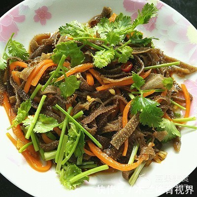 分钟|#花10分钟,做一道菜!#凉拌牛百叶