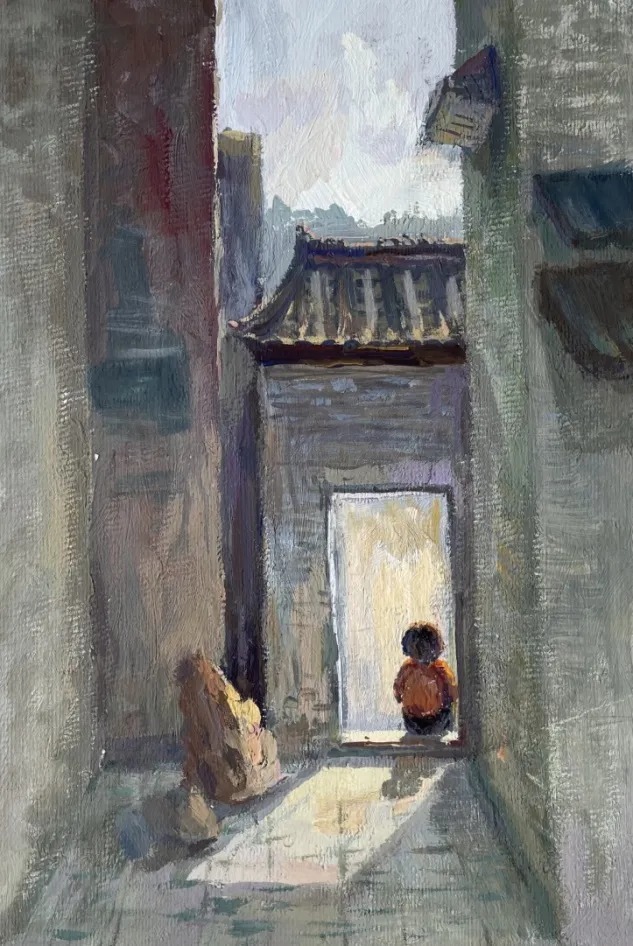 写生@"外师造化 中得心源" :20级象贤中学美术生沙湾古镇写生作品汇报展