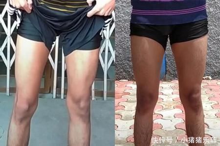 腿部|小伙练腿每天做100个深蹲，并逐渐增加训练难度，1个月看腿部变化