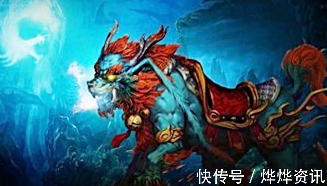 九灵元圣!九头狮子是唯一敢称圣的妖怪,为何甘当坐骑你看他主人是何身份