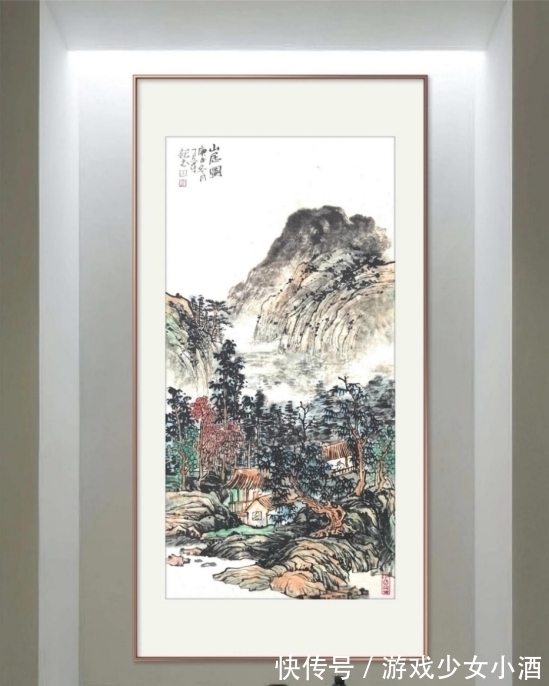 娄师白#古风新韵 意境深远——画家张卫军山水作品赏析