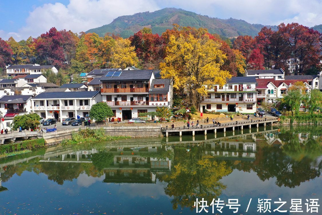 秋色|古村秋色美,堵车绵延十里不绝,还没到村,天黑了