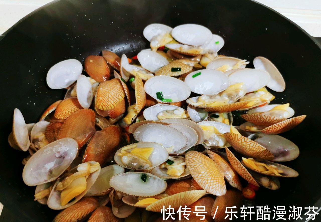 美味|麻辣鲜香的辣炒花甲,制作简单,美味可口