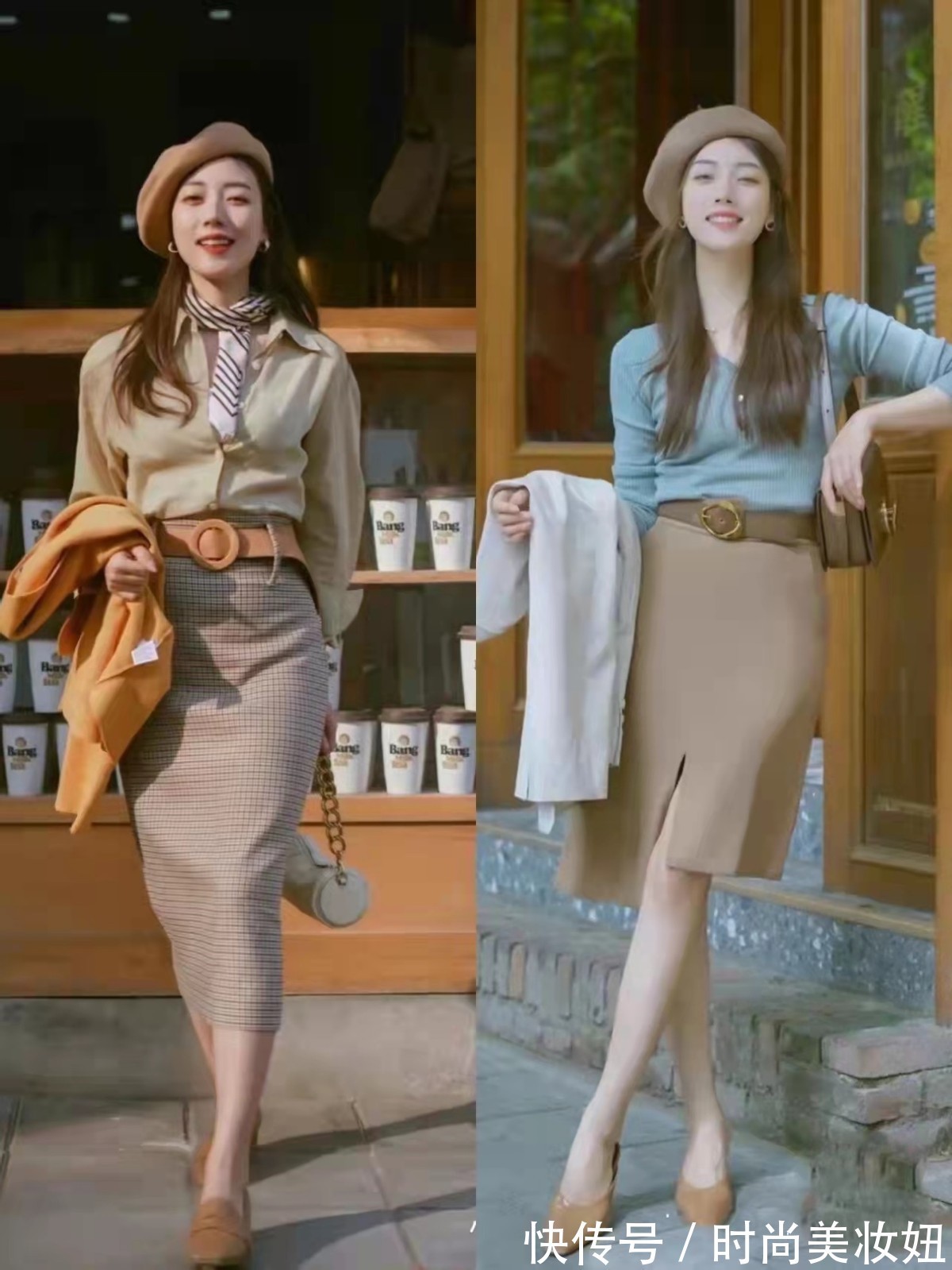 时髦|真正会打扮的女人,穿搭少不了“腰带”点缀,显高显瘦又时髦