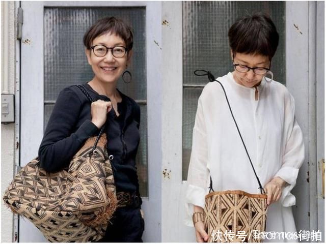 50至60岁的大妈，选择宽松冷淡色系的搭配，更加彰显优雅大方气质