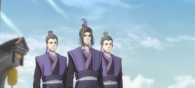 汪叽$《魔道祖师》抹额绑手好甜，蓝大心情很复杂，金凌帮羡羡说话！