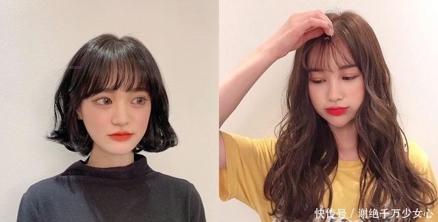 韩国发型师这样剪刘海！夹子夹上、转一转，刘海就剪好了！