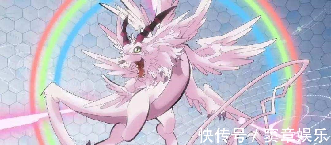 圣龙兽|《数码宝贝》女神也会长残天女兽进化之后,有的很辣眼睛