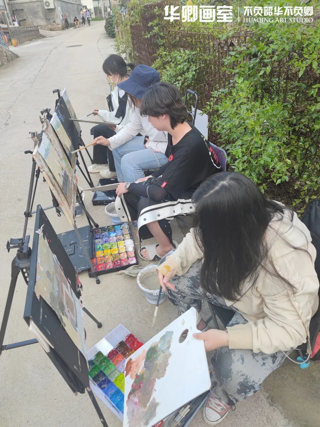 作品展#一眼沦陷这样绝美的秋色看完不得不爱!华卿国画定向班写生作品展