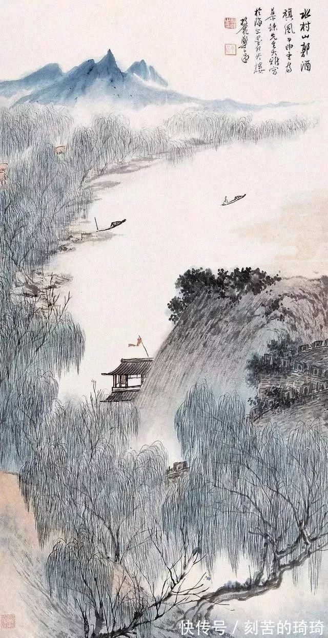 郑午昌@民国竟然有这样一位山水画大家,极为罕见,太美了!