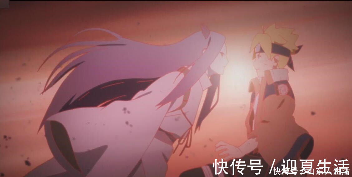轮回眼|博人大筒木形态公开,左净眼右轮回眼,背后浮现出他的影子
