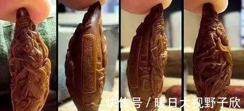 魏学洢!盘了600年的橄榄核包浆啥样?玉化橄榄核雕欣赏
