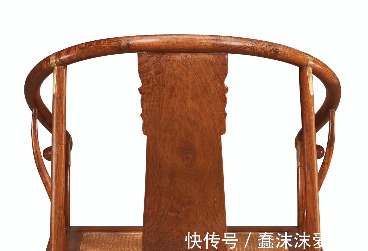 清黄花梨&开光省去、全凭纹理,清黄花梨圈椅大气无比