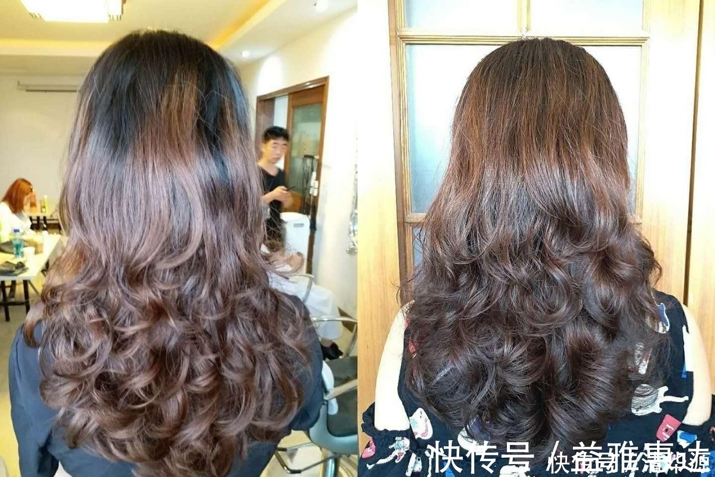 柔卷|四五十岁长发女士想烫一款弹性十足的中卷?用冷烫还是热烫适合?