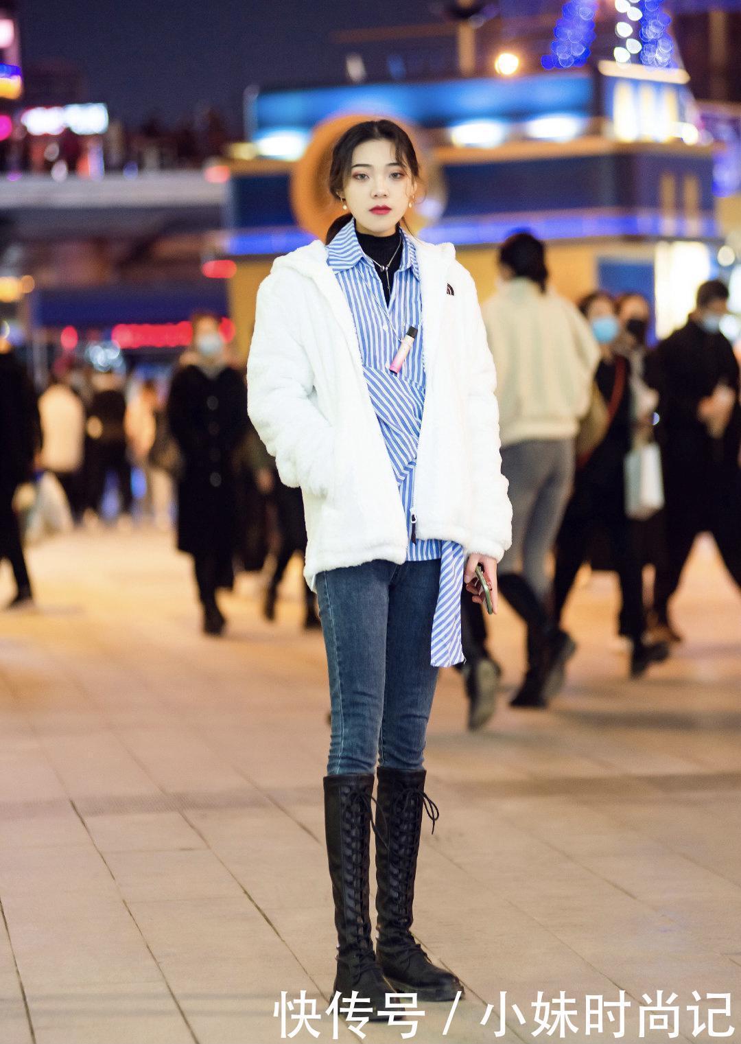 冬天怎么能少一双长靴呢, 看街拍下的女神如何驾驭, 你也可以很美