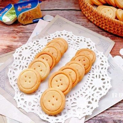 糖粉|可可爱爱的小纽扣饼干，一道能吃下三碗饭的神奇美食