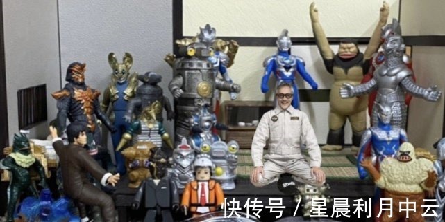 赛文加|泽塔奥特曼叶虎先生最近很卖力,融入一堆玩具中,毫无违和感