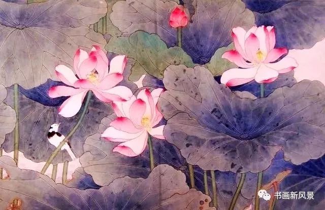 花鸟|刘伯农的花鸟山水，清淡隽秀