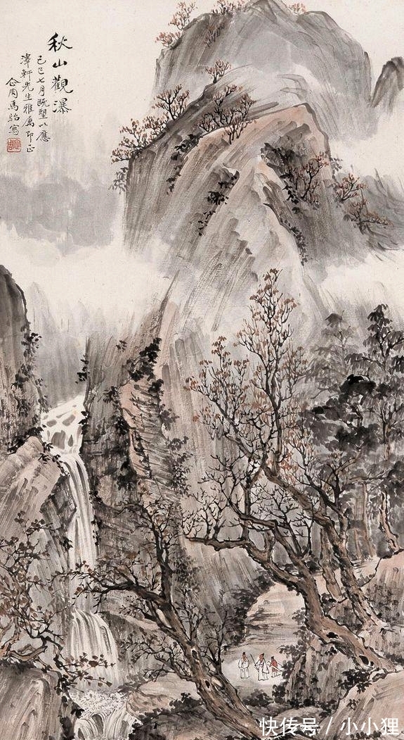 马骀|一部《马骀画宝》堪比《芥子园画谱》，马骀山水画欣赏