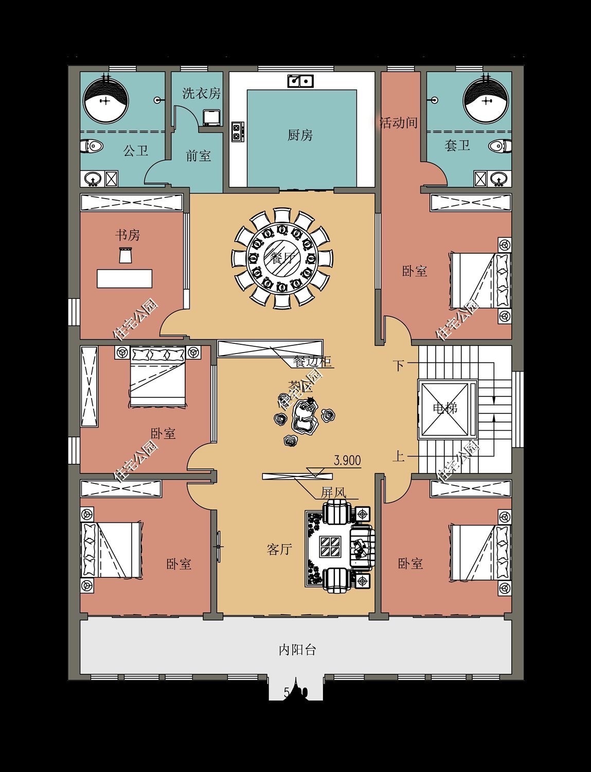 砖混|农村盖房从这10套户型里选吧,每一套都漂亮的没话说,性价比超高