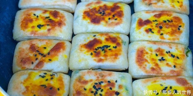 不用发面的发面饼，省时省力，简单一折一擀，酥脆又多层，0失败