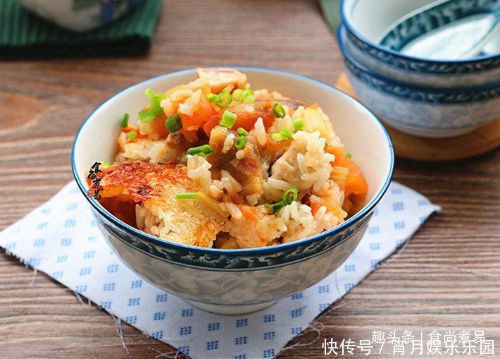 大米|煲仔饭,用电饭锅也能做,焦香营养又便捷,不用守在灶台前