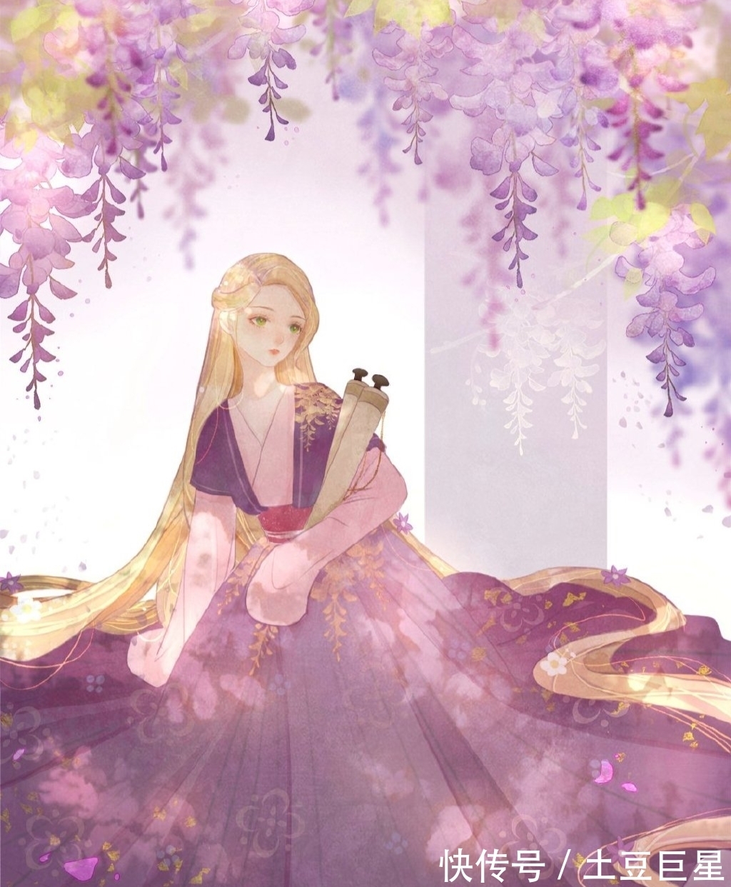 艾莎公主|穿上汉服的迪士尼公主有多美？乐佩是白月光，茉莉变化大到认不出