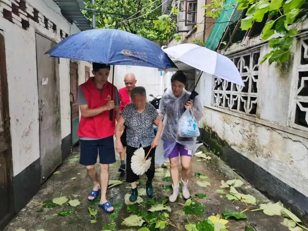 台风|风里雨里，桐乡这抹“志愿红”一直温暖你！