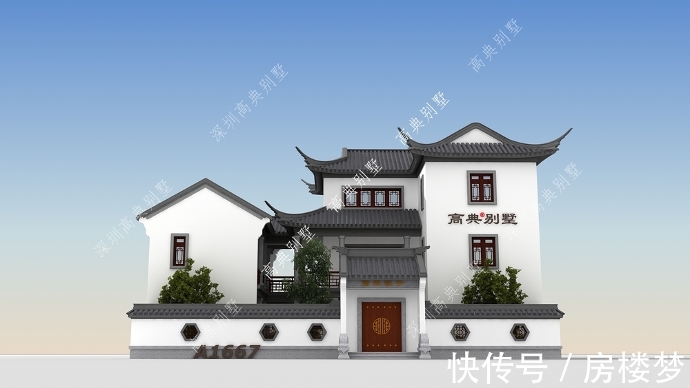 闲暇|中式庭院别墅，在闲暇之余，可以安静的享田园生活的美妙