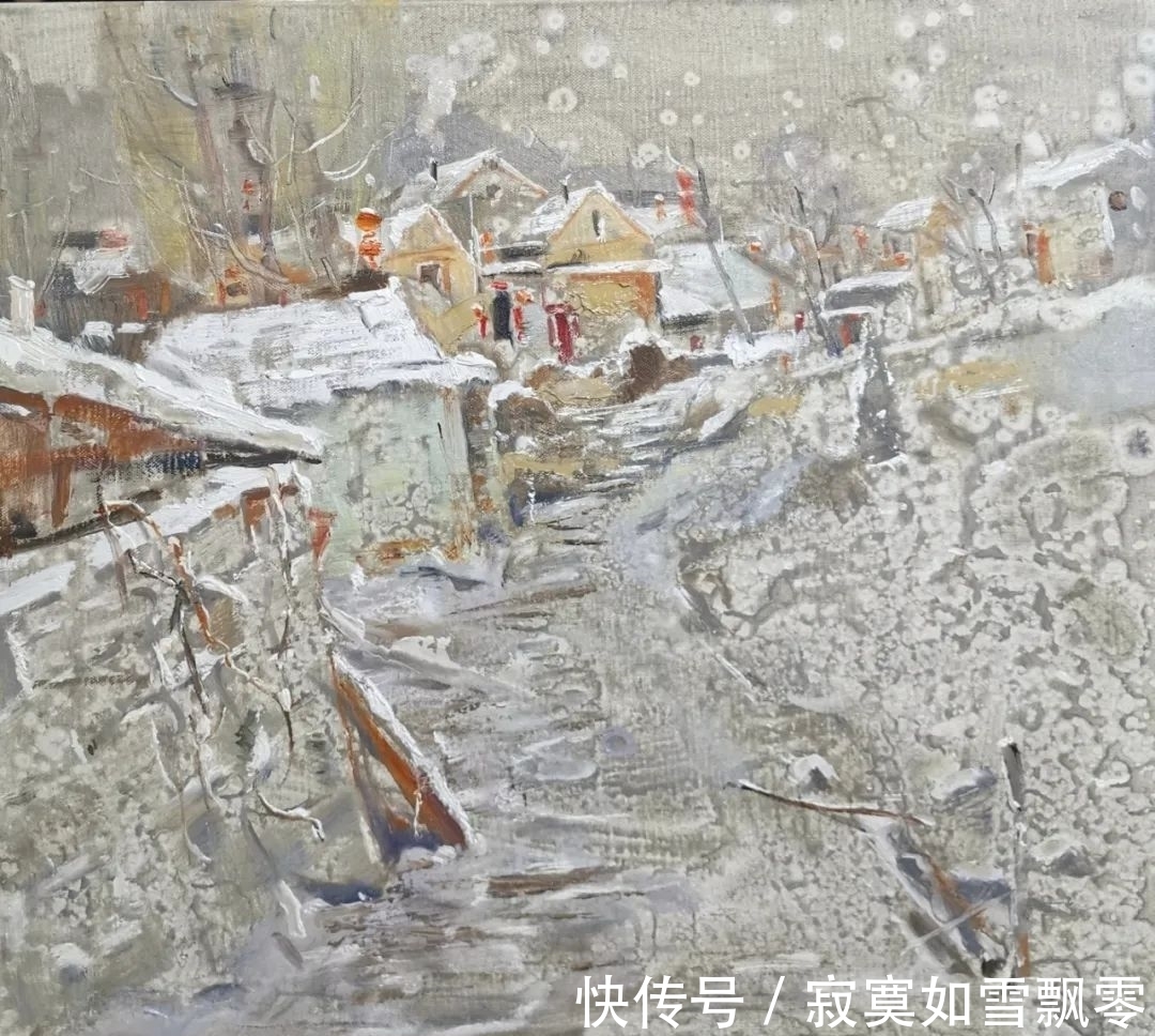 中国画$画家厉国军参展“写意气象 中国油画展” 展现潮起潮落的岁月印记