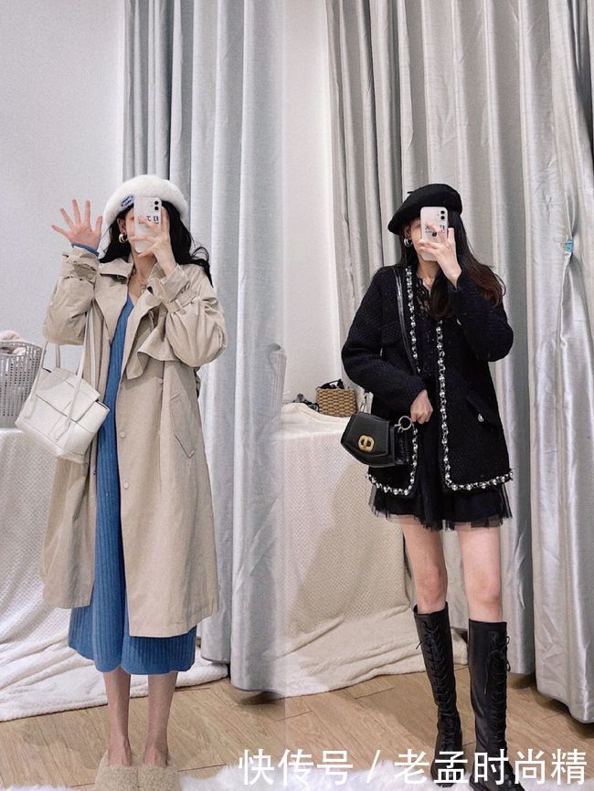 新年穿红衣是常态,会穿的时髦精,淑女装都显得与众不同