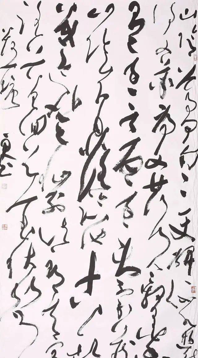 书体!他的草书“乱如麻绳”,缠缠绕绕,却斩获了全国第三届扇面一等奖