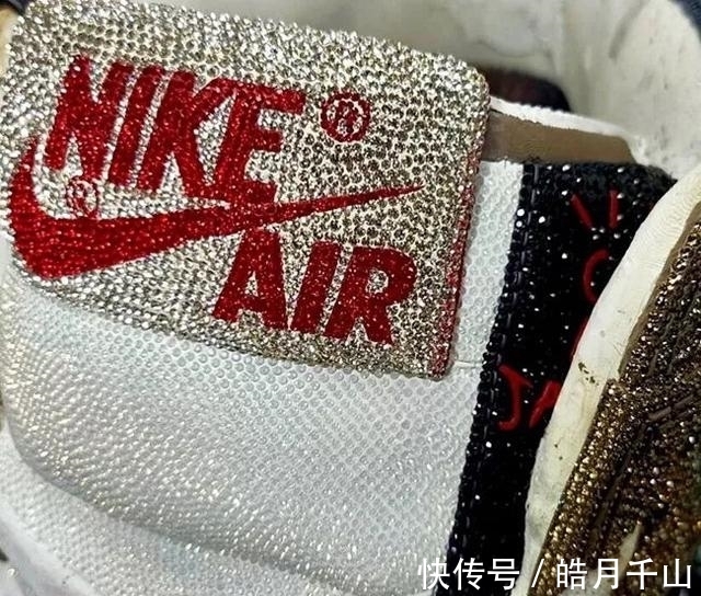 air jordan 鞋身镶钻，最便宜也要 5 万！这些AJ1太酷了