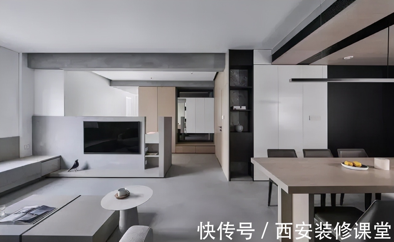 书房|电视墙砸墙或者玻璃,放大空间