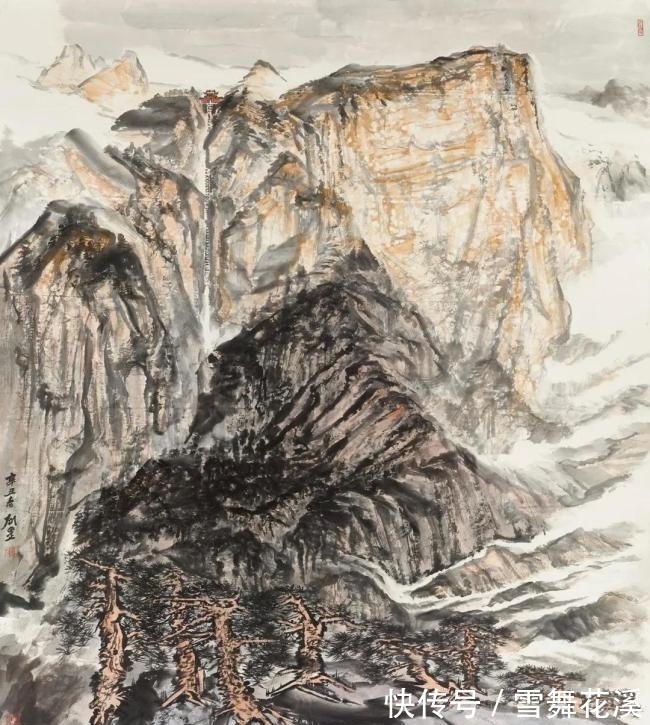 昏晓！用水墨为泰山存照立传——评著名画家刘罡泰山主题系列山水画