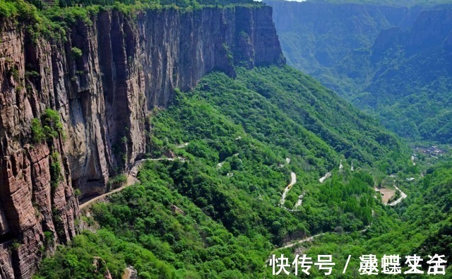 悬崖峭壁|40多部影视剧都在郭亮村取景，这个村庄在哪，位于什么省县？