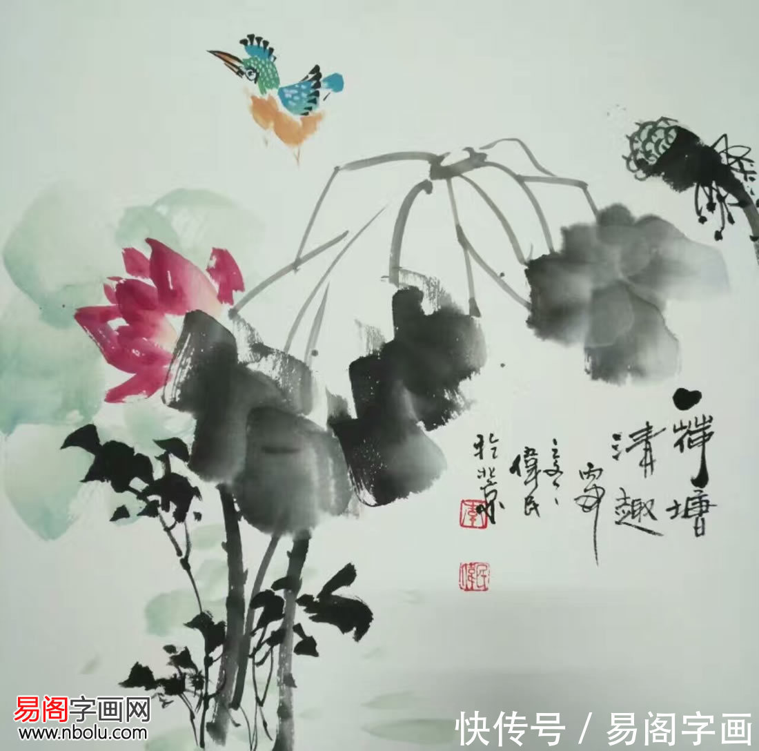 书画!画家李伟民字画欣赏 格调高雅含古韵 笔墨婉约有诗意